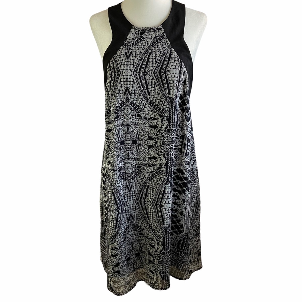 Forever 21 Snake Print Dress Black Size Small